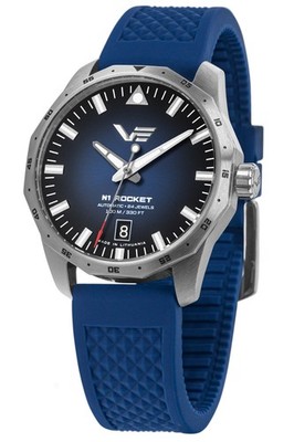 VOSTOK EUROPE Armbanduhr Automatik Rocket N1 Blau 39 mm NH35-125A748-SIBLU