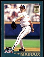 Greg Maddux 2001 Topps #660 Atlanta Braves MLB READ FREE SHIPPING AutographDen