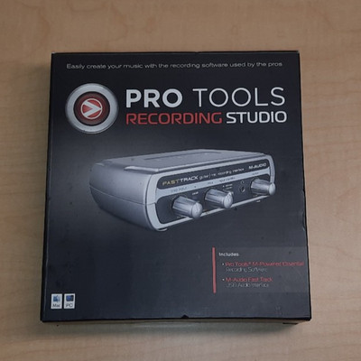 M-Audio Pro Tools Fast Track Guitar Mic Recording Interface Open Box