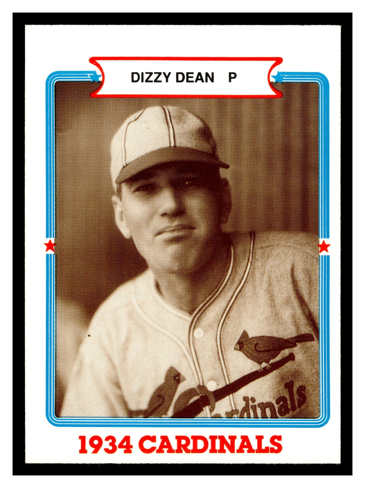 Dizzy Dean #1 1987 TCMA 1934 St. Louis Cardinals St. Louis Cardinals