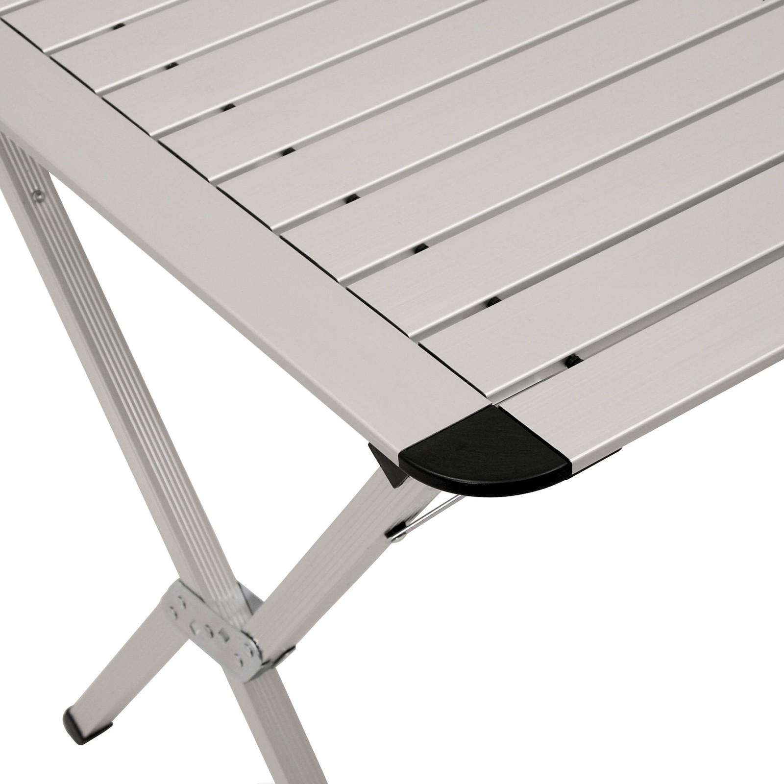 CampFeuer Tavolo da Campeggio in Alluminio per 4 Persone | 140 x 70 x 70 cm | Pieghevole foto 3