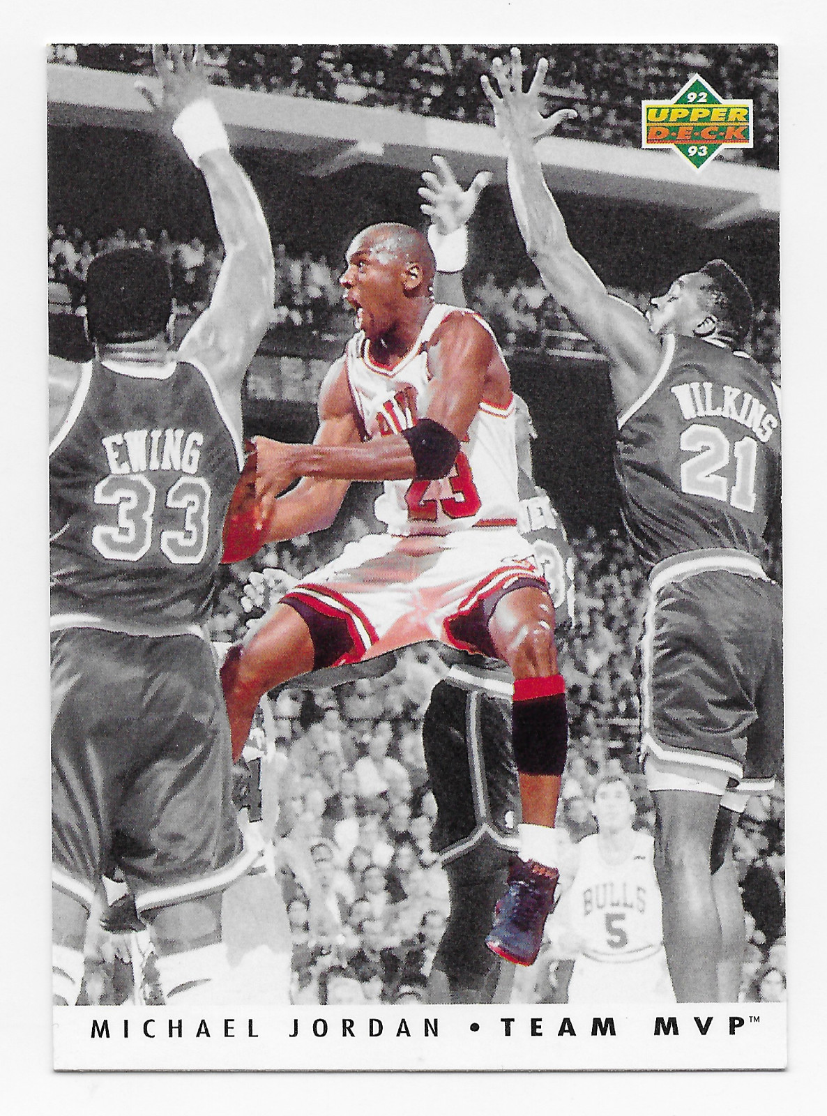 Michael Jordan 1992 Upper Deck Team MVP #TM5 - Chicago Bulls