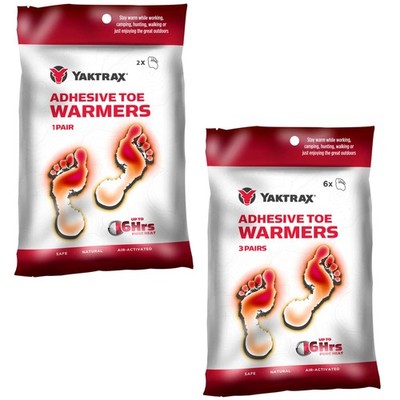 Yaktrax Adhesive Toe Warmers