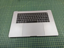 Apple MacBook Pro 15" A1990 2018 Palmrest Touchpad Keyboard Battery Gray d352