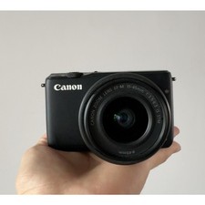 Canon EOS M10 Mirrorless Digital Camera with EF-M 15-45mm Lens Date/Time Stamp