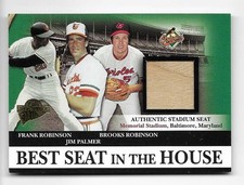 BALTIMORE ORIOLES Memorial Authentic Stadium Seat 2004 Topps Fan Favorites