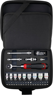 #ad 400ER3 1M Cordless Electric Slim Ratchet Set with 31 Socket Bits $38.60