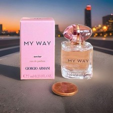 Giorgio Armani My Way NECTAR Eau de Parfum Perfume Splash MINI Travel 0.23oz 7mL