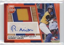 2022 Panini Elite Extra Edition Orange /149 Robert Arias #DMS-RA Auto
