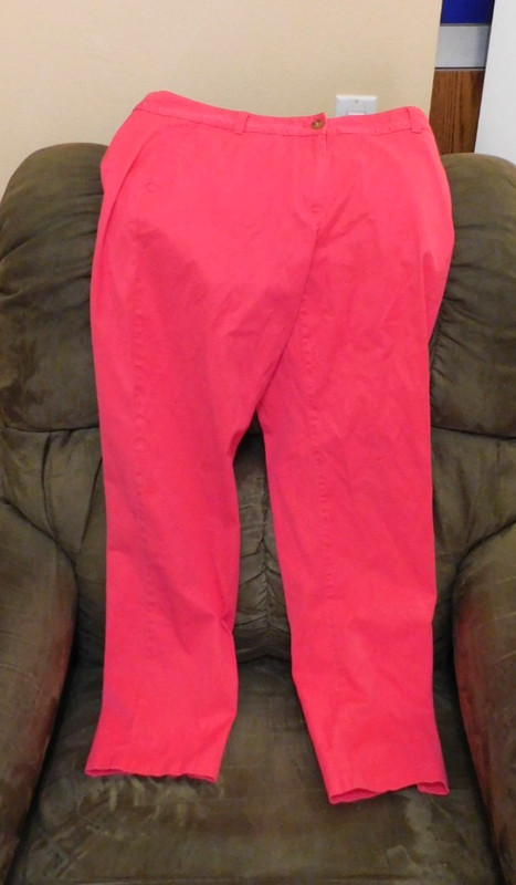 Talbots Womens Size 8 Weekend  Chino - red