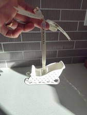 Pandora Holiday 2014 Porcelain Sleigh Christmas Ornament Excellent