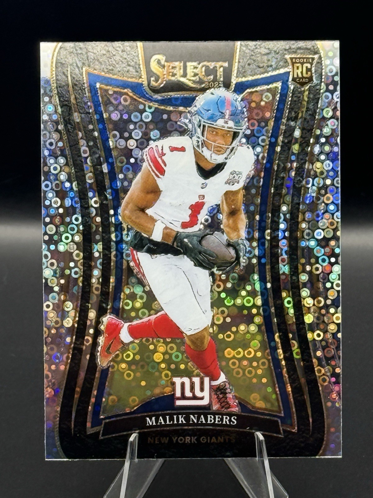 2024 Panini Select - Suite Level Malik Nabers #381 Disco Prizm (RC)