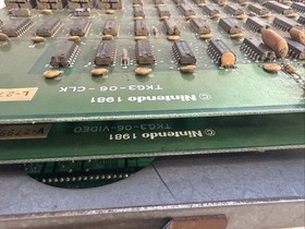 1981  NINTENDO DONKEY KONG  Untested  4 PCB BOARD TKG3-06 -SOU, VIDEO, CLK & CPU