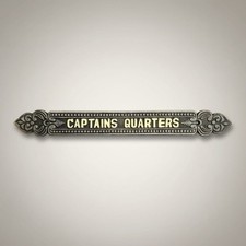 Captain s Quarters Aluminum Painted Plaque