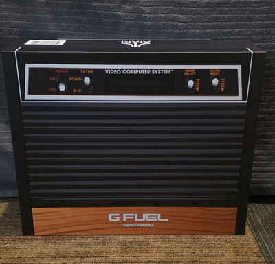 G Fuel Energy Formula Atari Collector's Box/Cup Set Sugar Free Powder, 4 Flavors