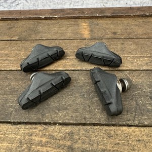 Vintage Campagnolo Brake Pads Shoes Set Of 4 Post Mount Black 90s 00s