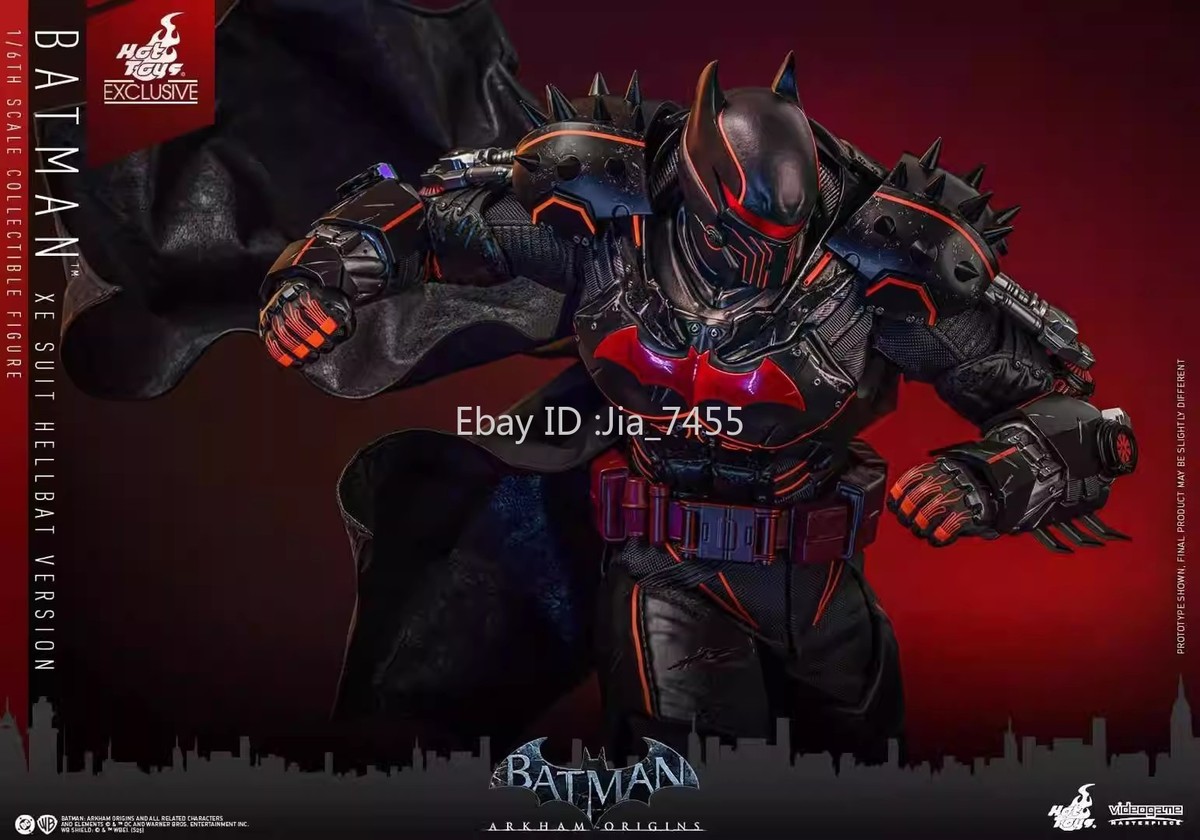 Hot Toys VGM73 Arkham Origins Batman XE Suit Hellbat Version New