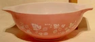 VINTAGE PYREX PINK GOOSEBERRY CINDERELLA MIXING BOWL #444 - 4 QT