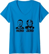 Support Ukraine I Stand With Ukraine Ukrainian Flag Ladies' V-Neck Tshirt