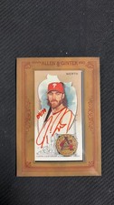 2023 Topps Allen & Ginter Framed Mini Auto Jayson Werth Red Ink 04/10