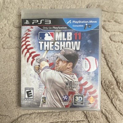 #ad #ad MLB 11 The Show PlayStation 3 Sony 2011 Move 3D Multiplayer Baseball $14.00