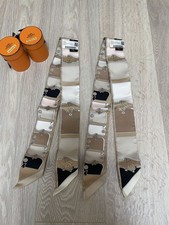 Brand new with tags Hermes Camail Twilly beige set of 2 HERMES reversible