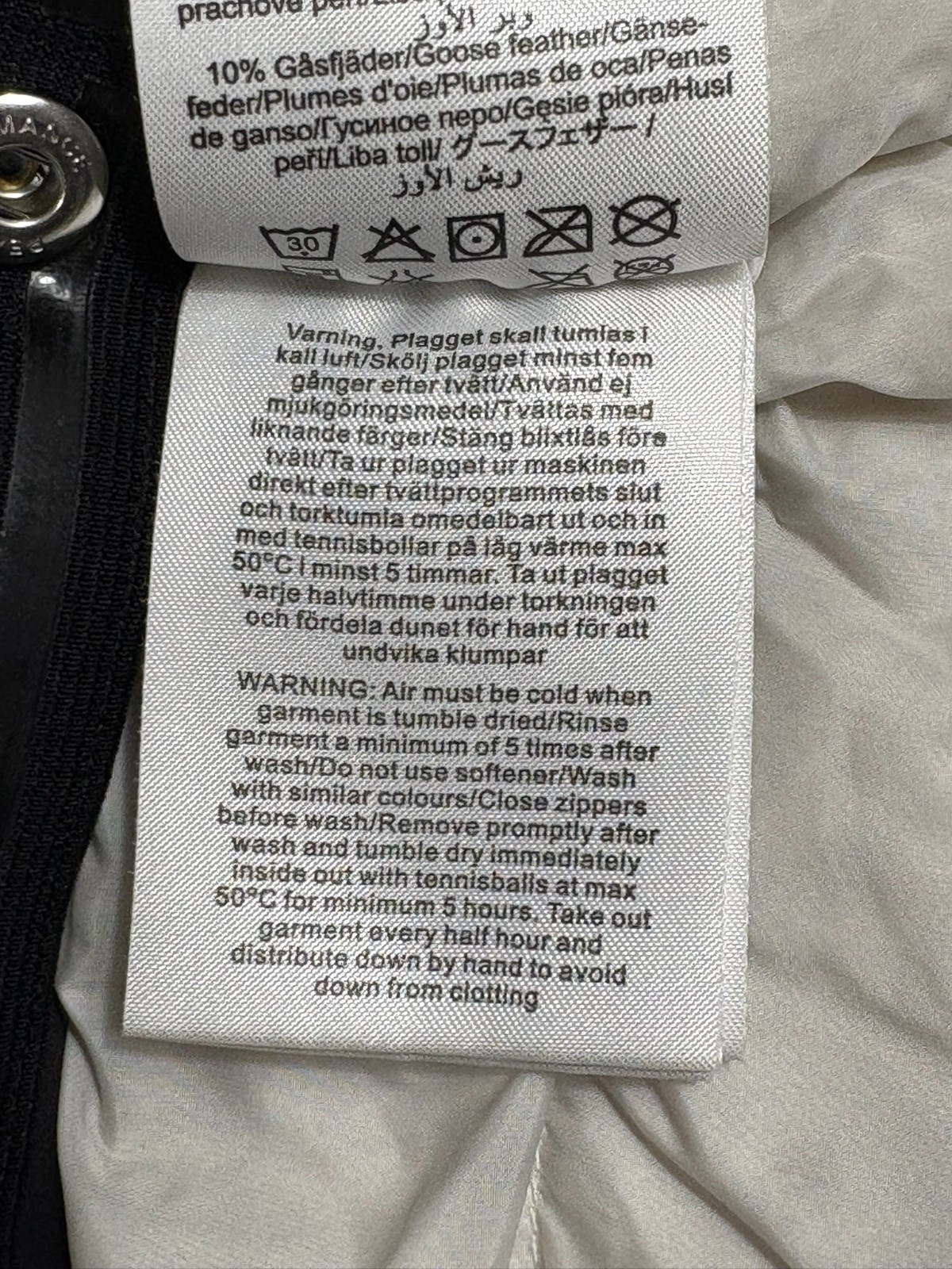 Peak Performance Jacket Goose Down Feathers Women… - image 21