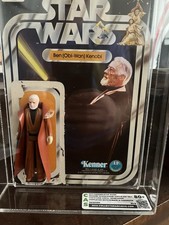 CAS 80 Kenner 1977 Star Wars Ben Obi Wan Kenobi With First 12 Card Back