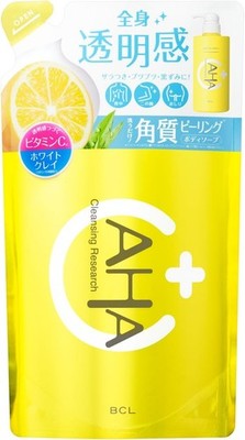 BCL AHA Cleansing research Body wash Soap VC Refill Renewal Peel JP