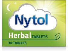 Nytol Herbal Good Sleep Aid Tablets - Insomnia Sleeping Natural - 30 Tablets