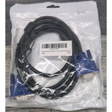 Super SVGA/VGA Monitor Male to Male Extension Cable, 6ft - Blue  60 