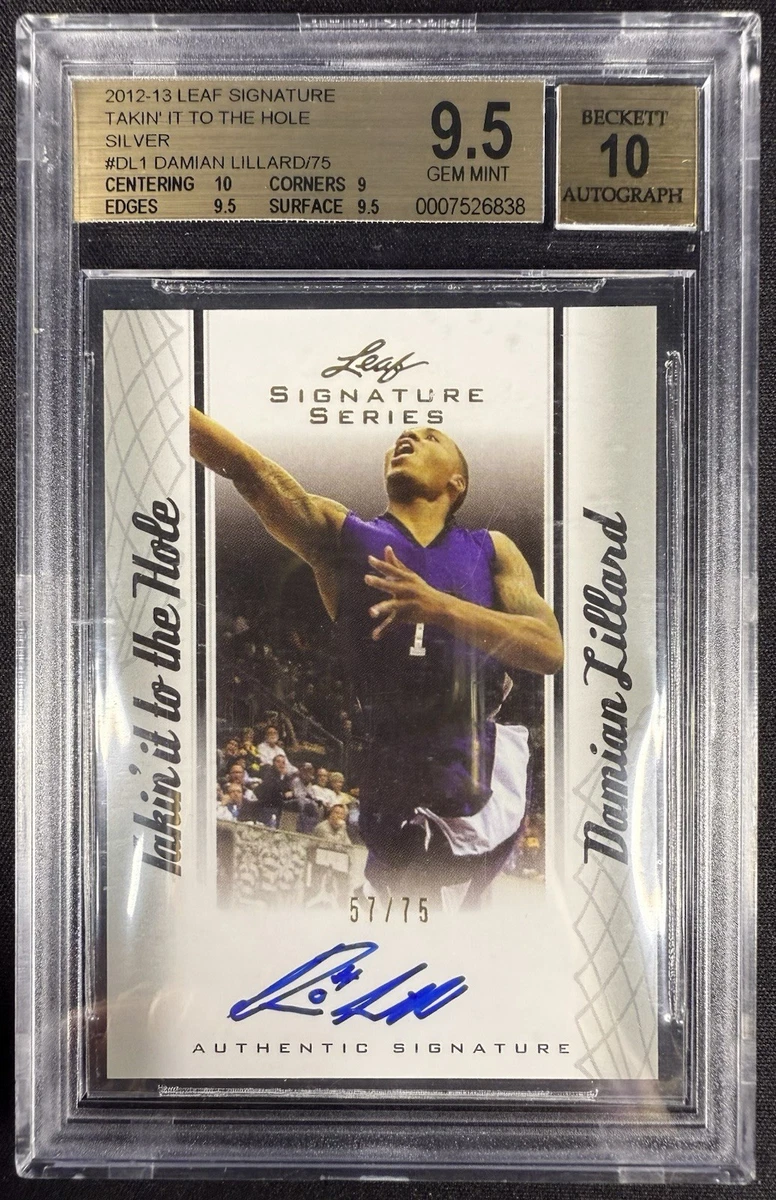 Leaf Damian Lillard Basketball Rookie Sports Trading Cards