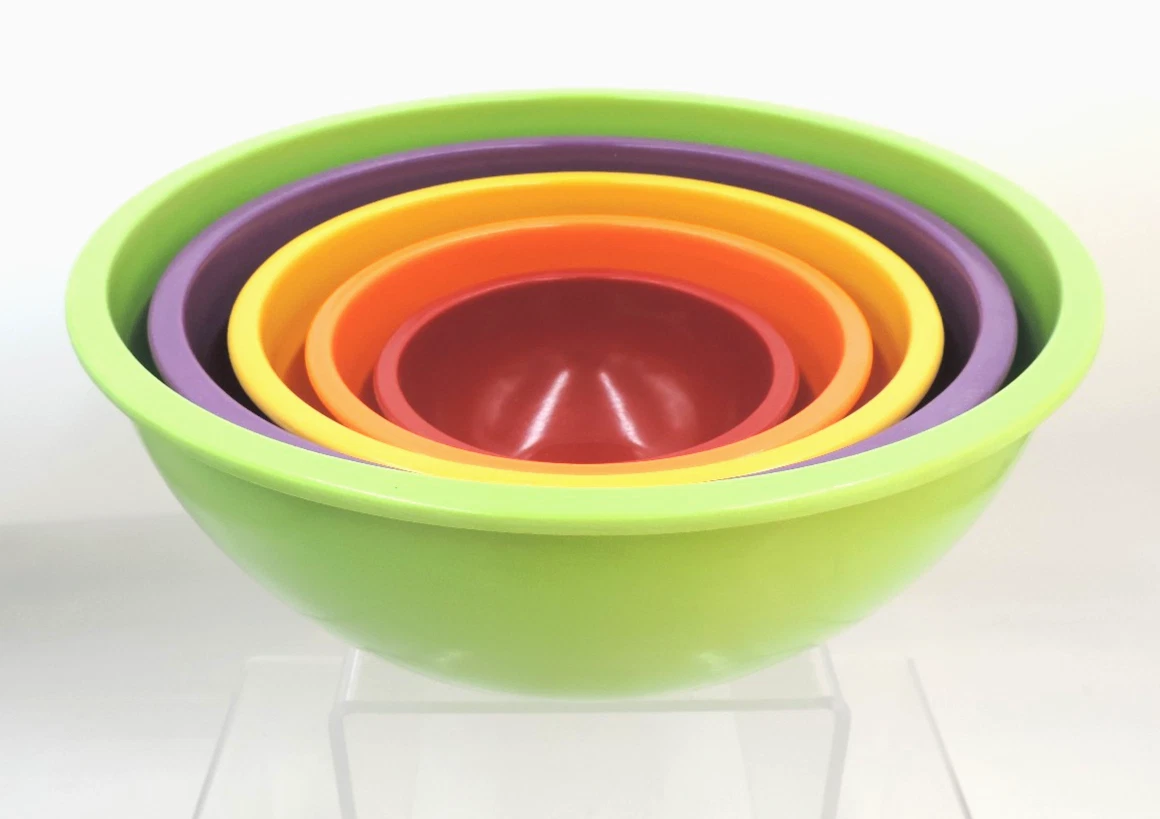 Set of 5 Multi-Colored GHP Mixing Bowls
Opens in a new window or tab