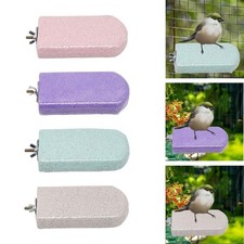 Bird Perch Platform Parrot Stand Cage Accessories Foot Claws Trimmer for