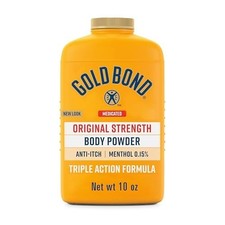 Gold Bond Medicated Original Strength Body Powder, 10 oz., Talc-Free, Anti-Itch