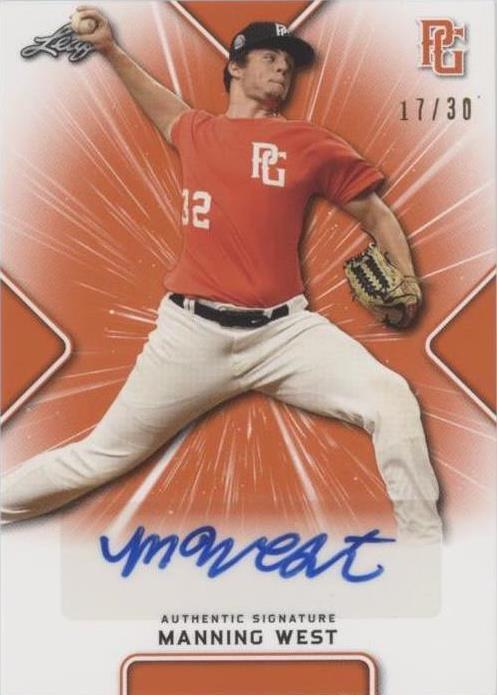 2021 Leaf Perfect Game National Showcase - Manning West #BA-MW1 - 1 of 1