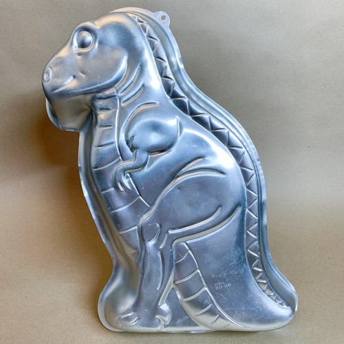 Dinosaur Partysaurus T-Rex Cake Pan Baking Mold 1987 Wilton 2105-1280