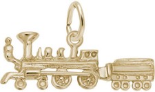 Steam Train Charm by Rembrandt 10K or 14K Gold or Sterling Silver