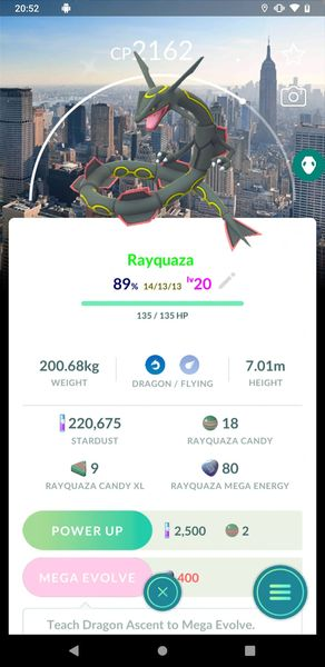 Shiny Rayquaza ✨ Pokemon Trade Go