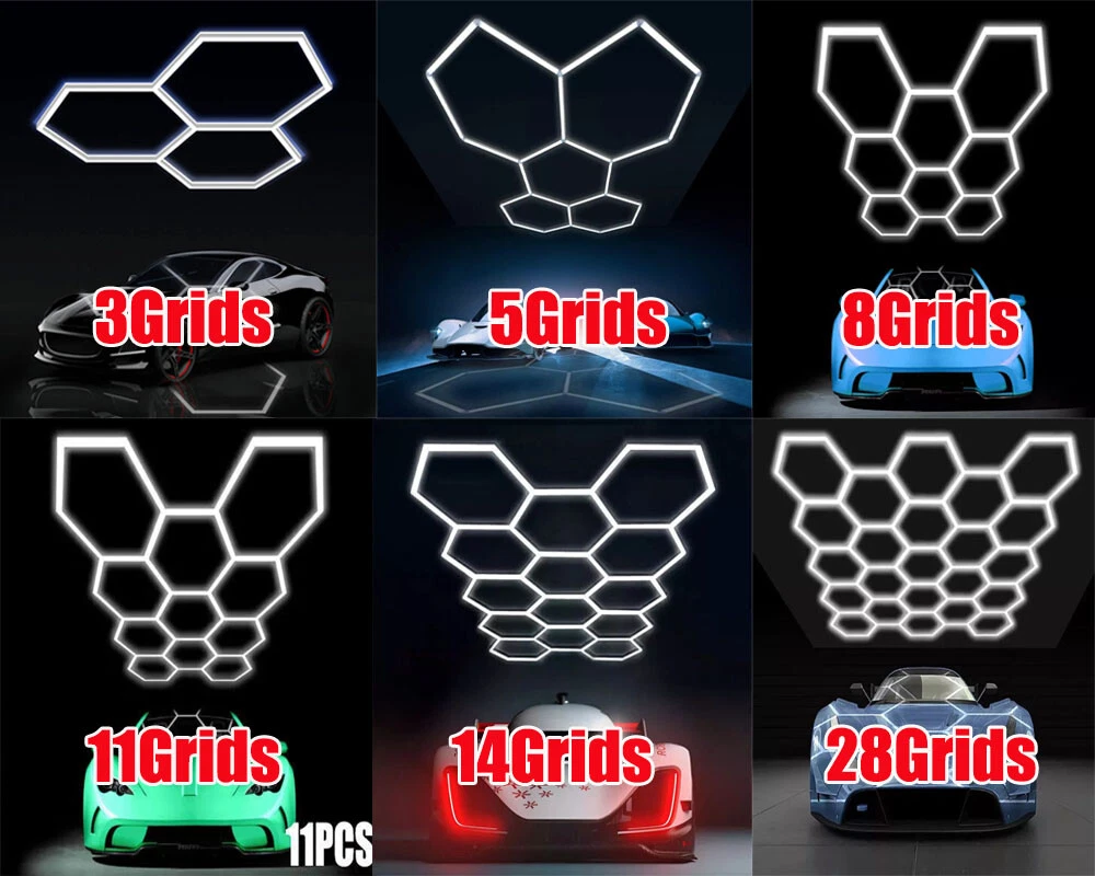Car Detailing LED Shop Light Honeycomb Hexagon for Workshop Garage Warehouse Gym
Opens in a new wind
