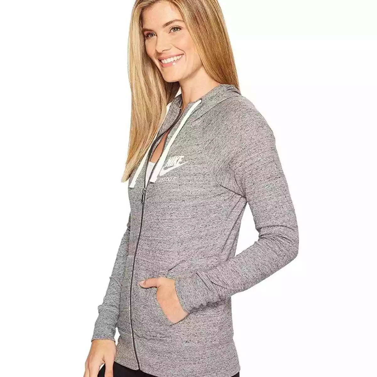Nike women's sportswear top vintage full zip hoodie