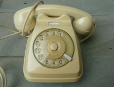 TELEFONO A DISCO S62 SIEMENS-AUSO COLORE BIANCO PANNA