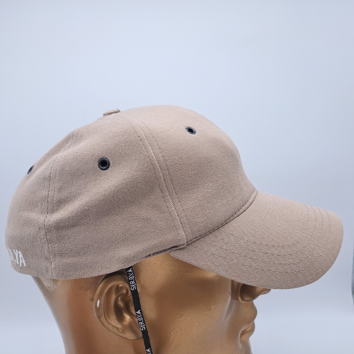 SER.O.YA fitted cap with chinstrap Removable Chin Strap and Anchor — SetarTrading Hats main image 4