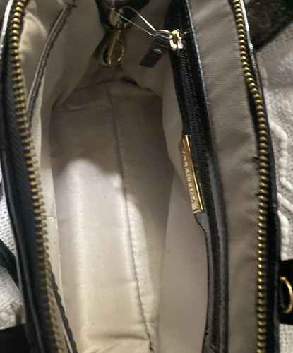 VALENTINA ITALIA Shoulder Bag, Black & Tan - Picture 4 of 6