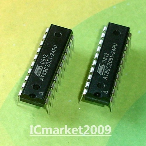 10 PCS AT89C2051-24PU DIP-20 AT89C2051 8-bit with 2K Bytes #A6-8 | eBay