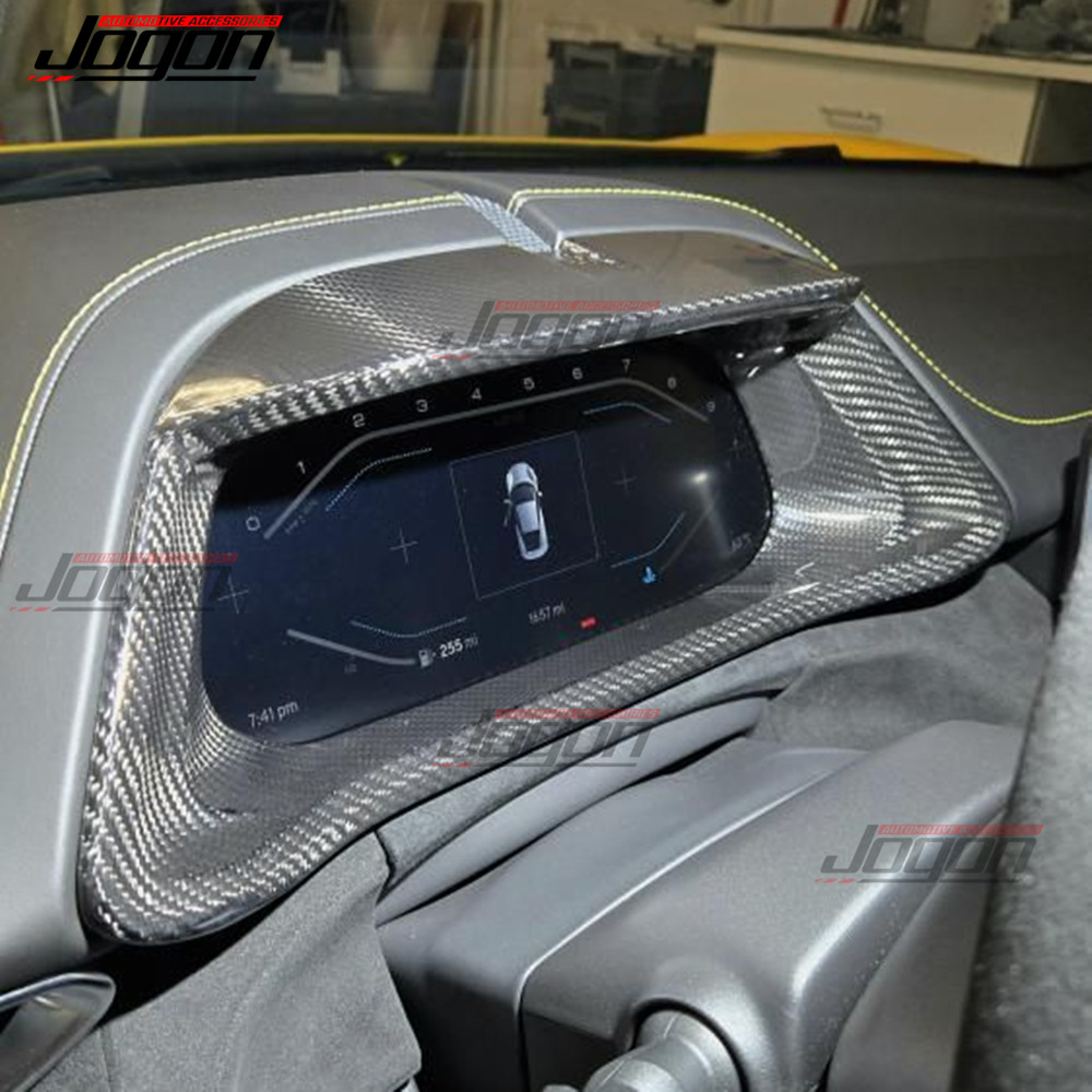 Dashboard Instrument Cluster Decor Trim Cover For Lotus Emira 2022-2025 Carbon