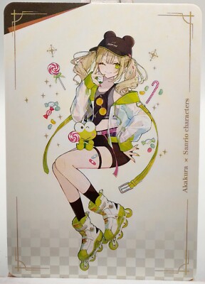 cororo　ミリア キャラクターカード サンプル Goddess Story- Keroppi Akakura x Sanrio Characters Anime Holo Card