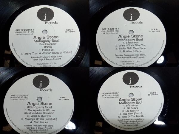 Angie Stone / Mahogany Soul 2001 US ORIGINAL 2LP J Records Angie Stone / Mahogany Soul 2001 US ORIGINAL 2LP J Records