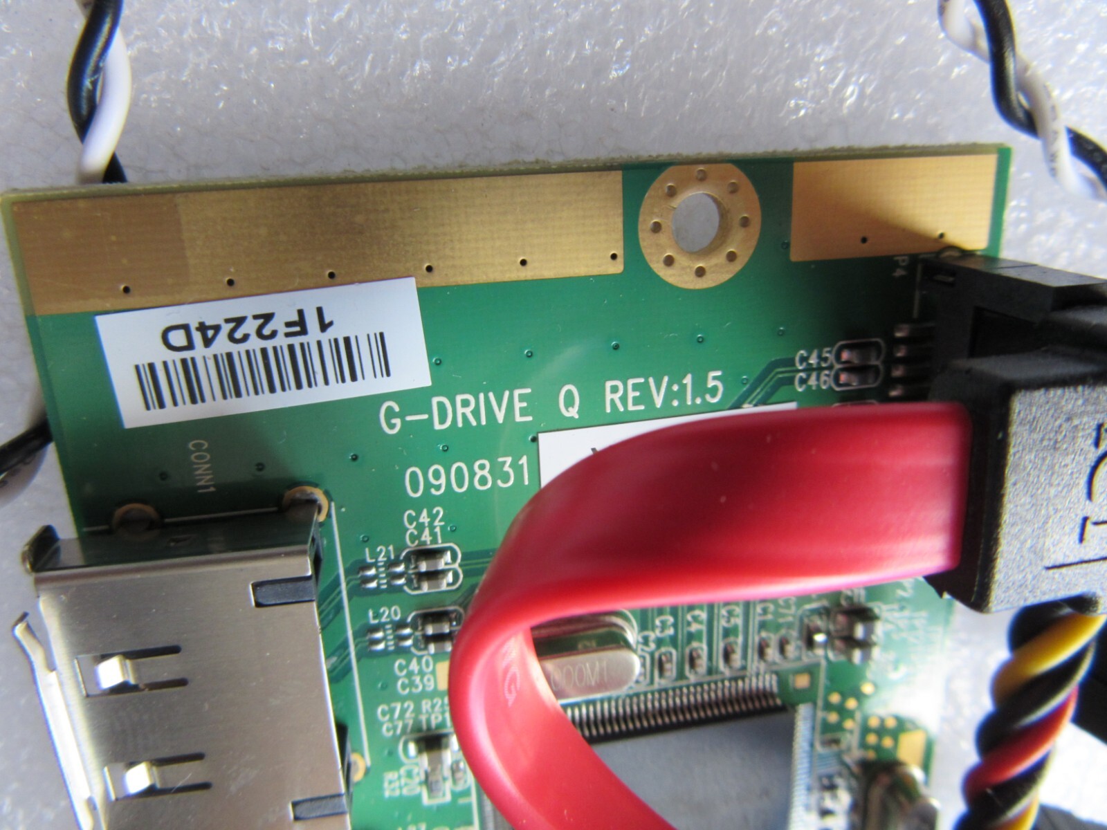GDrive Q REV1.5 090831 PCB SATA Controller Board with Cables eBay