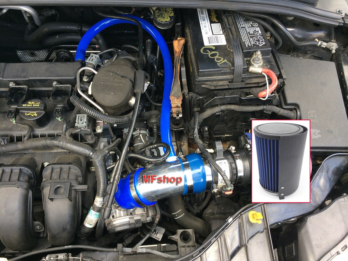 HS Tall Blue Filter For 2012-2018 Ford Focus 2.0L L4 Non-Turbo Air